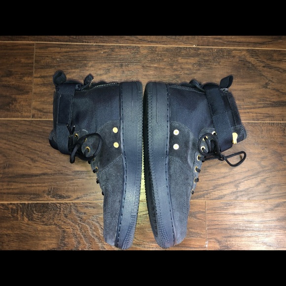 Nike SF Air Force 1 Navy Suede - Picture 5 of 5